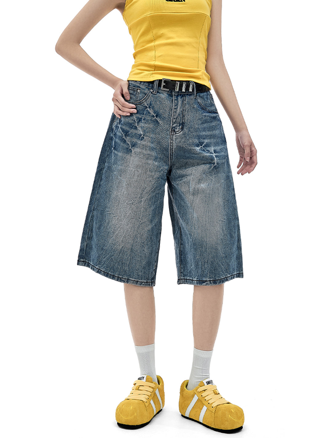 SMILEY | Shell Toe Chunky Shoes-Yellow - PSYLOS 1, SMILEY | Shell Toe Chunky Shoes-Yellow, Casual Sneakers, SMILEY, PSYLOS 1