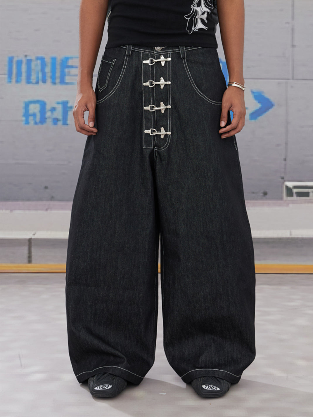 DND4DES | Vintage Baggy Raw Denim Jeans - PSYLOS 1, DND4DES | Vintage Baggy Raw Denim Jeans, Jeans, DND4DES•JAPAN, PSYLOS 1