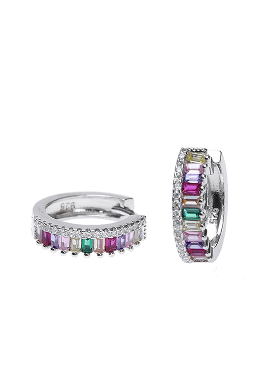 LUXTA丨Colorful Silver Statement Earrings - PSYLOS 1, LUXTA丨Colorful Silver Statement Earrings, Accessories, LUXTA, PSYLOS 1