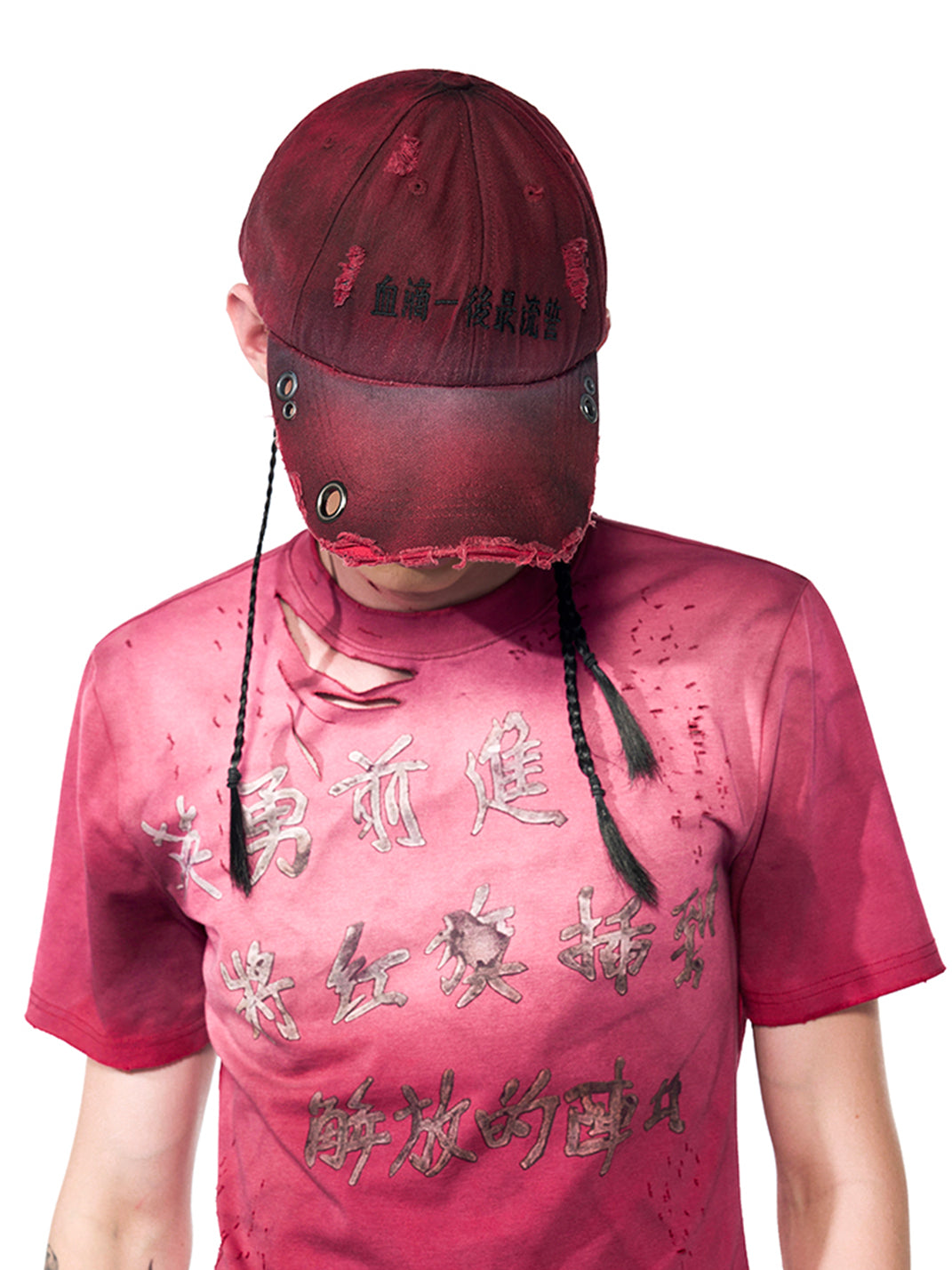 Fourth3ex | Braided Pink Baseball Cap - PSYLOS 1, Fourth3ex | Braided Pink Baseball Cap, Hat, Fourth3ex, PSYLOS 1
