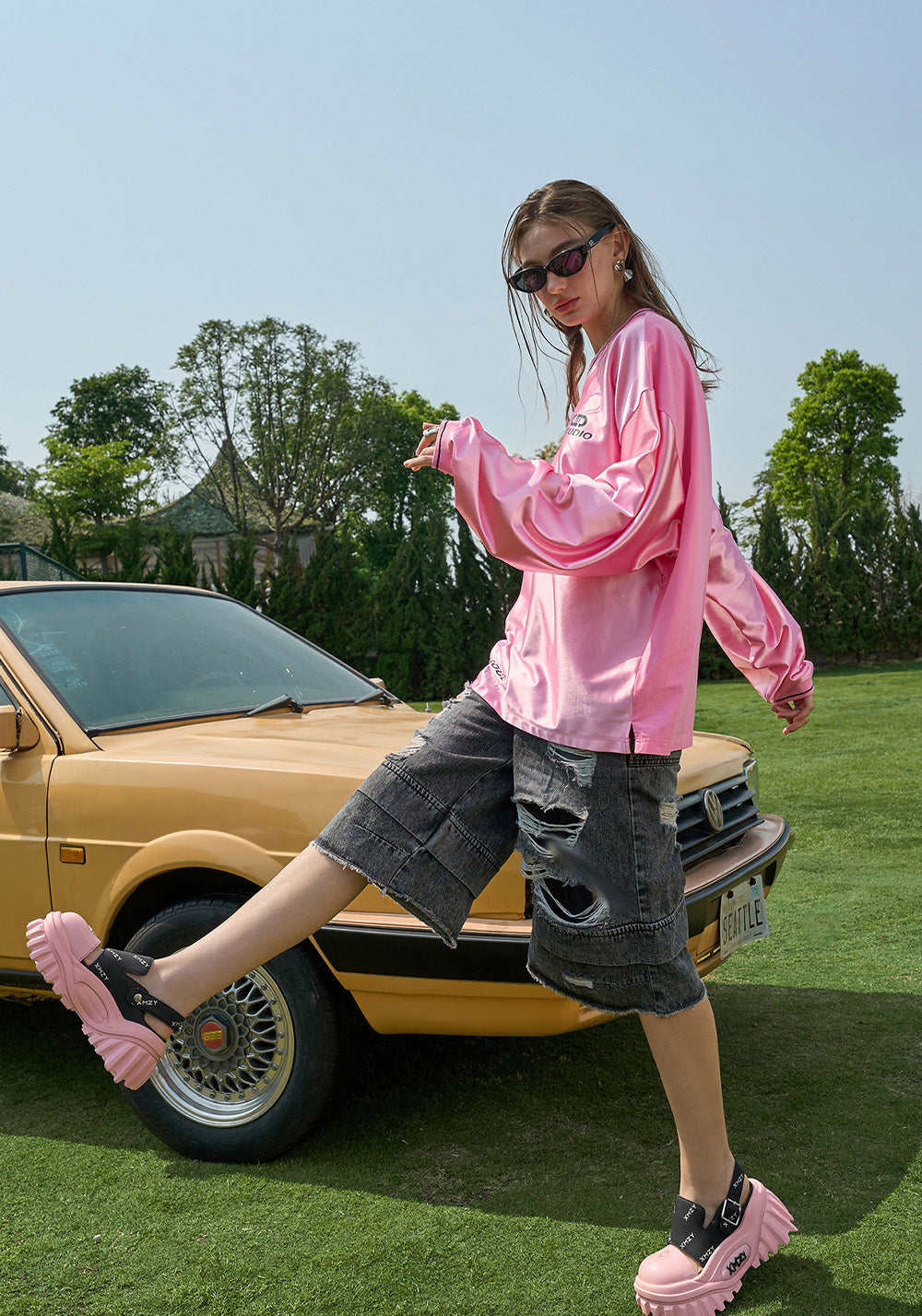 XMZY | Fashion Platform Summer Sandals-Pink - PSYLOS 1, XMZY | Fashion Platform Summer Sandals-Pink, Sandals, XMZY•JAPAN, PSYLOS 1