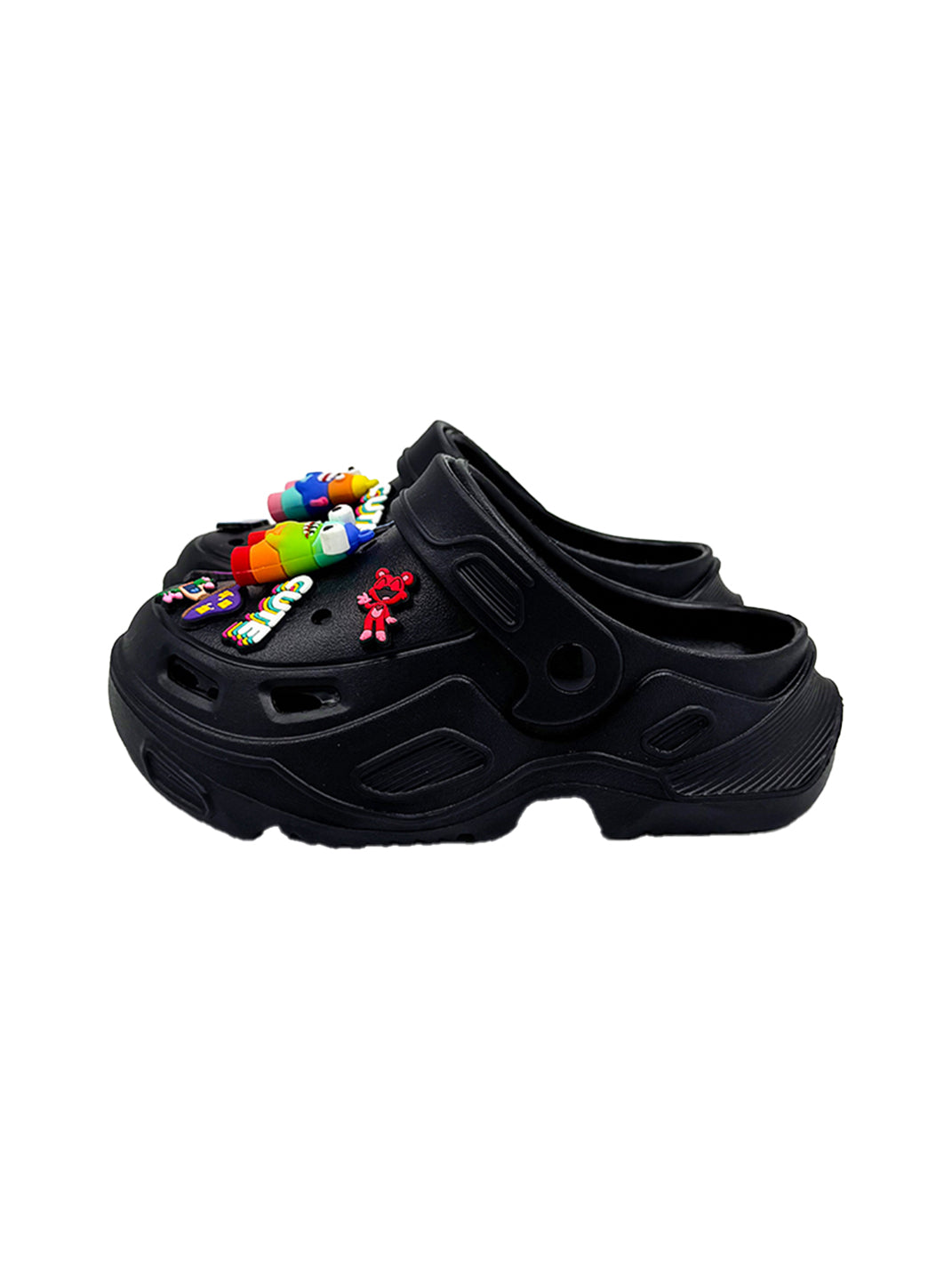 UNFAIR | Rainbow Monster EVA Platform Couple Slides - PSYLOS 1, UNFAIR | Rainbow Monster EVA Platform Couple Slides, Sandals, UNFAIR, PSYLOS 1