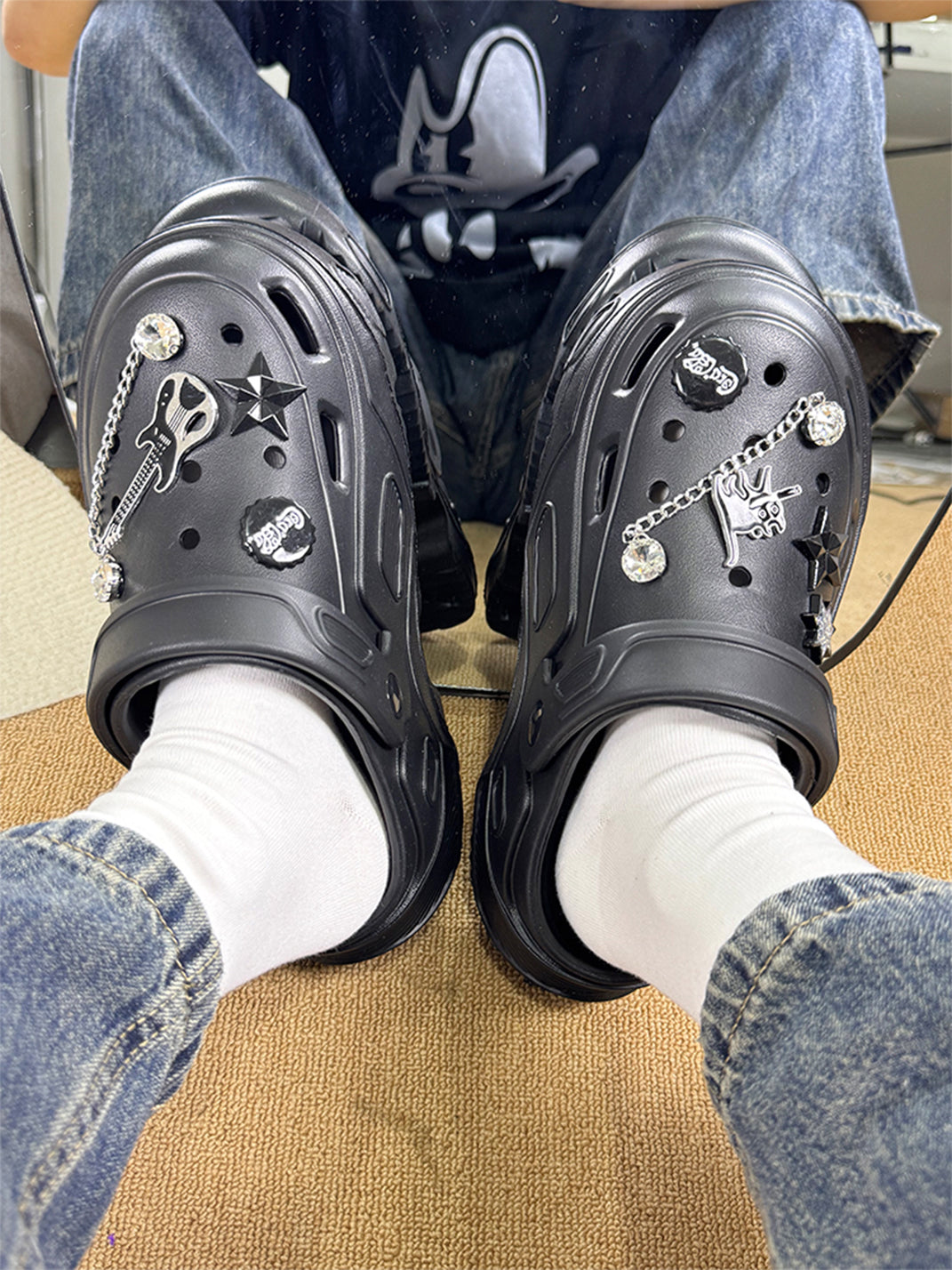 UNFAIR | Rock Style Chunky EVA Beach Clogs - PSYLOS 1, UNFAIR | Rock Style Chunky EVA Beach Clogs, Sandals, UNFAIR, PSYLOS 1