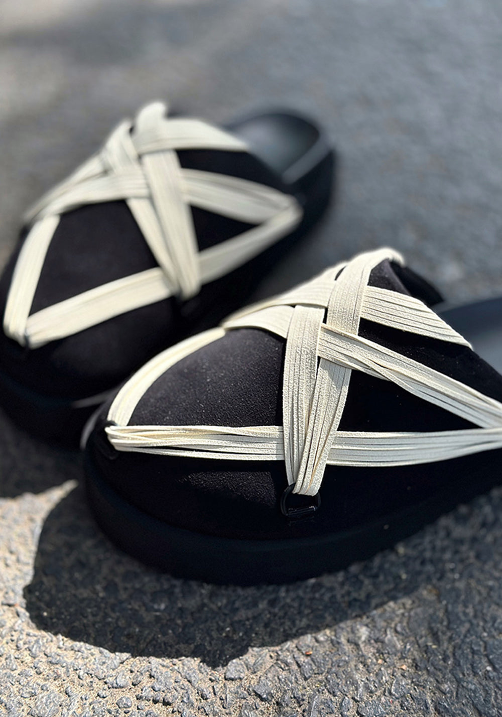 LeStream | Black Strapped Platform Slides  - PSYLOS 1, LeStream | Black Strapped Platform Slides , Sandals, LeStream, PSYLOS 1