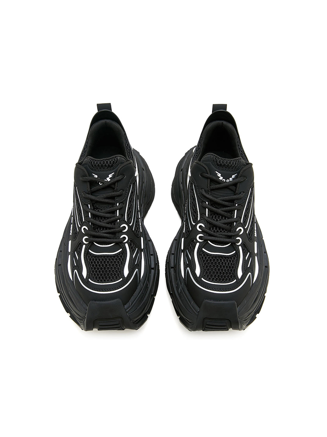 M88M丨Distressed Dad Sneakers Couple Retro Shoes-Black - PSYLOS 1, M88M丨Distressed Dad Sneakers Couple Retro Shoes-Black, Chunky Sneakers, M88M, PSYLOS 1