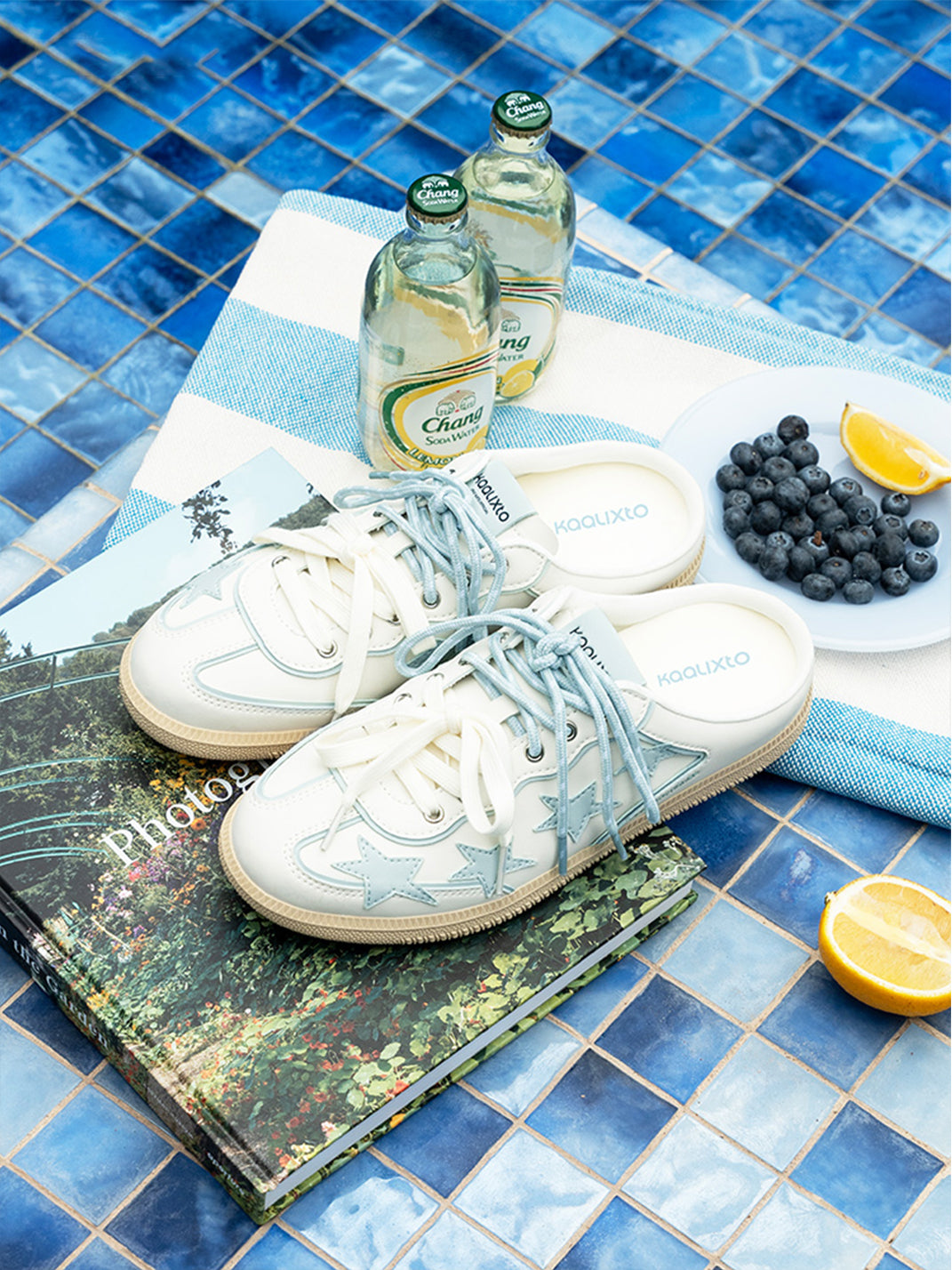 KAALIXTO | Star Design German Style Mules-Blue - PSYLOS 1, KAALIXTO | Star Design German Style Mules-Blue, Sandals, KAALIXTO•JAPAN, PSYLOS 1