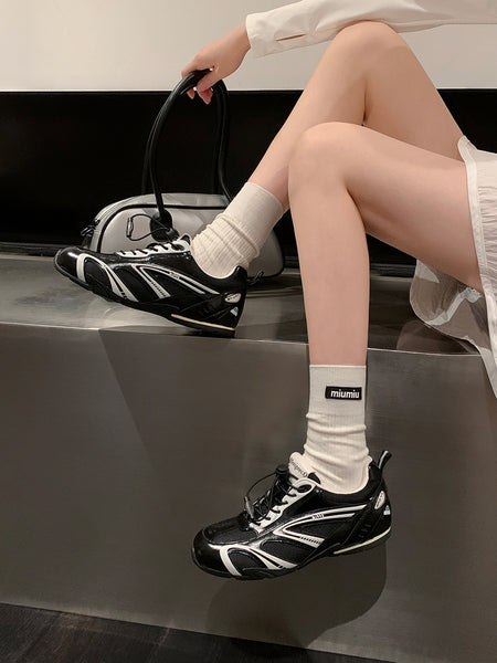 UNCLEWEN | ”Aerodynamics” Quick Lace Racing Trainer-Black - PSYLOS 1, UNCLEWEN | ”Aerodynamics” Quick Lace Racing Trainer-Black, Women's Shoes, UNCLEWEN, PSYLOS 1