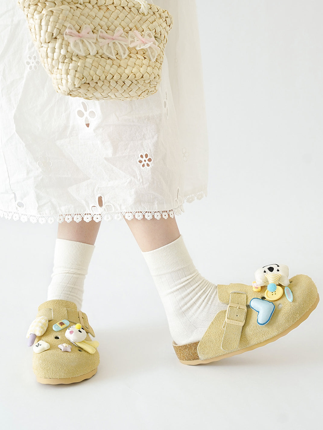 OICIRCLE | Cute Birken Clogs Japanese Style Mules-Yellow - PSYLOS 1, OICIRCLE | Cute Birken Clogs Japanese Style Mules-Yellow, Slippers, OICIRCLE, PSYLOS 1