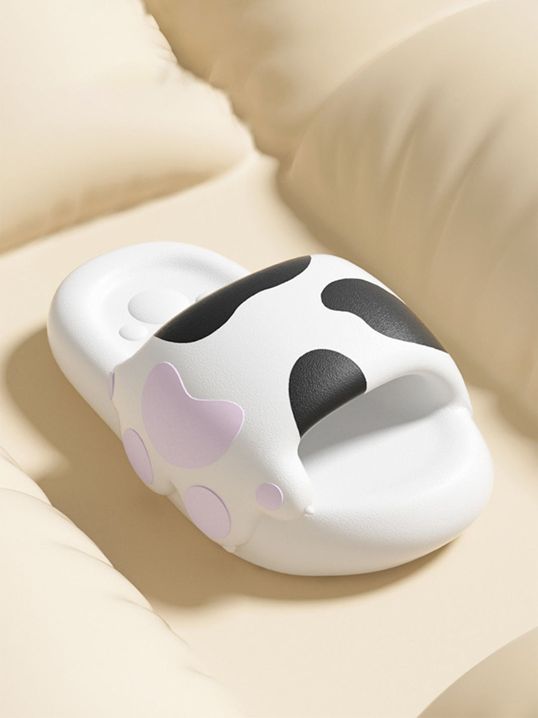 Chedoir | Cat Paw Cow Pattern Slides - PSYLOS 1, Chedoir | Cat Paw Cow Pattern Slides, Slippers, Chedoir, PSYLOS 1