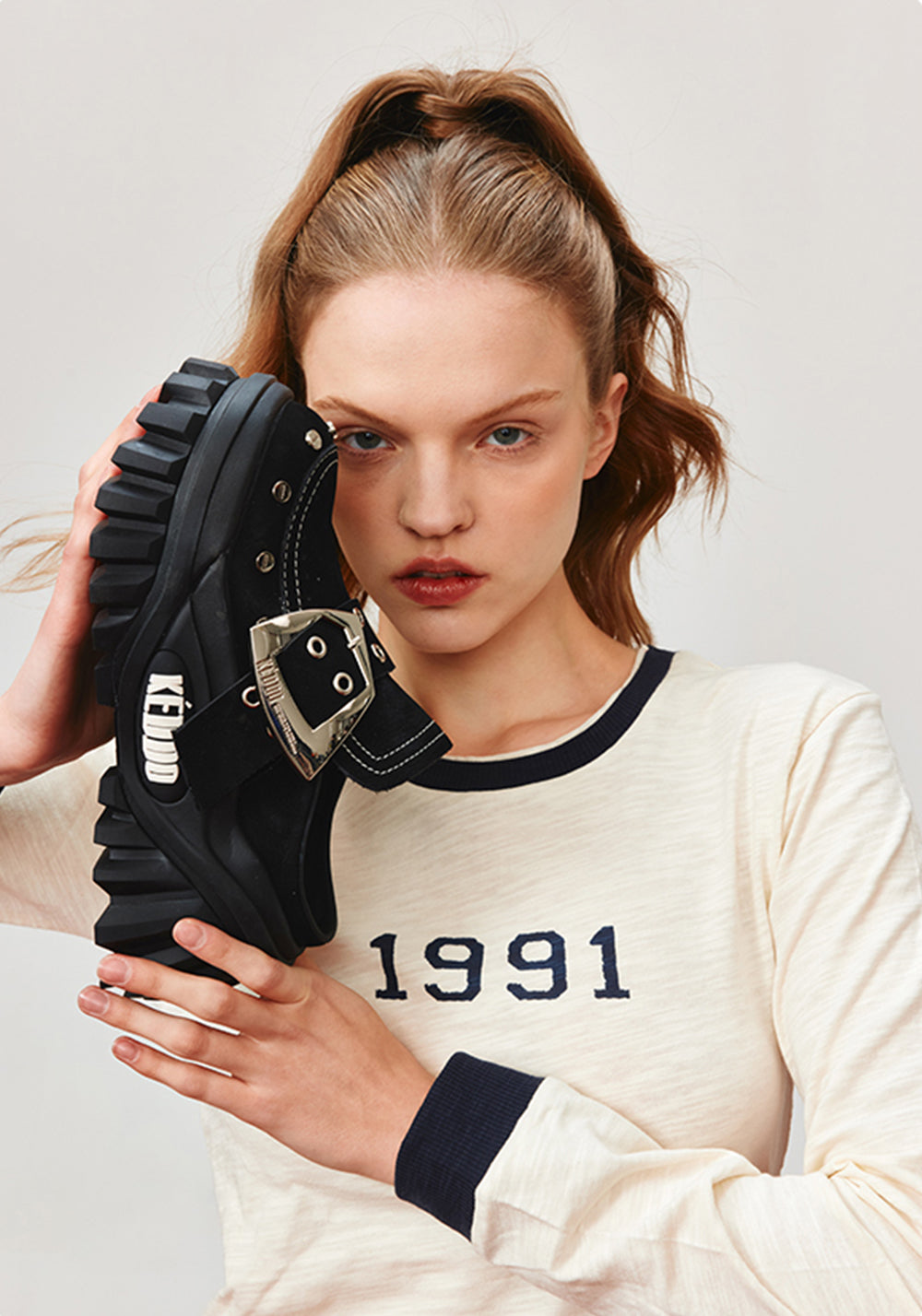 KEDDO│Studded Keyboard-Inspired Chunky Platform Shoes - PSYLOS 1, KEDDO│Studded Keyboard-Inspired Chunky Platform Shoes, Chunky Sneakers, KEDDO, PSYLOS 1