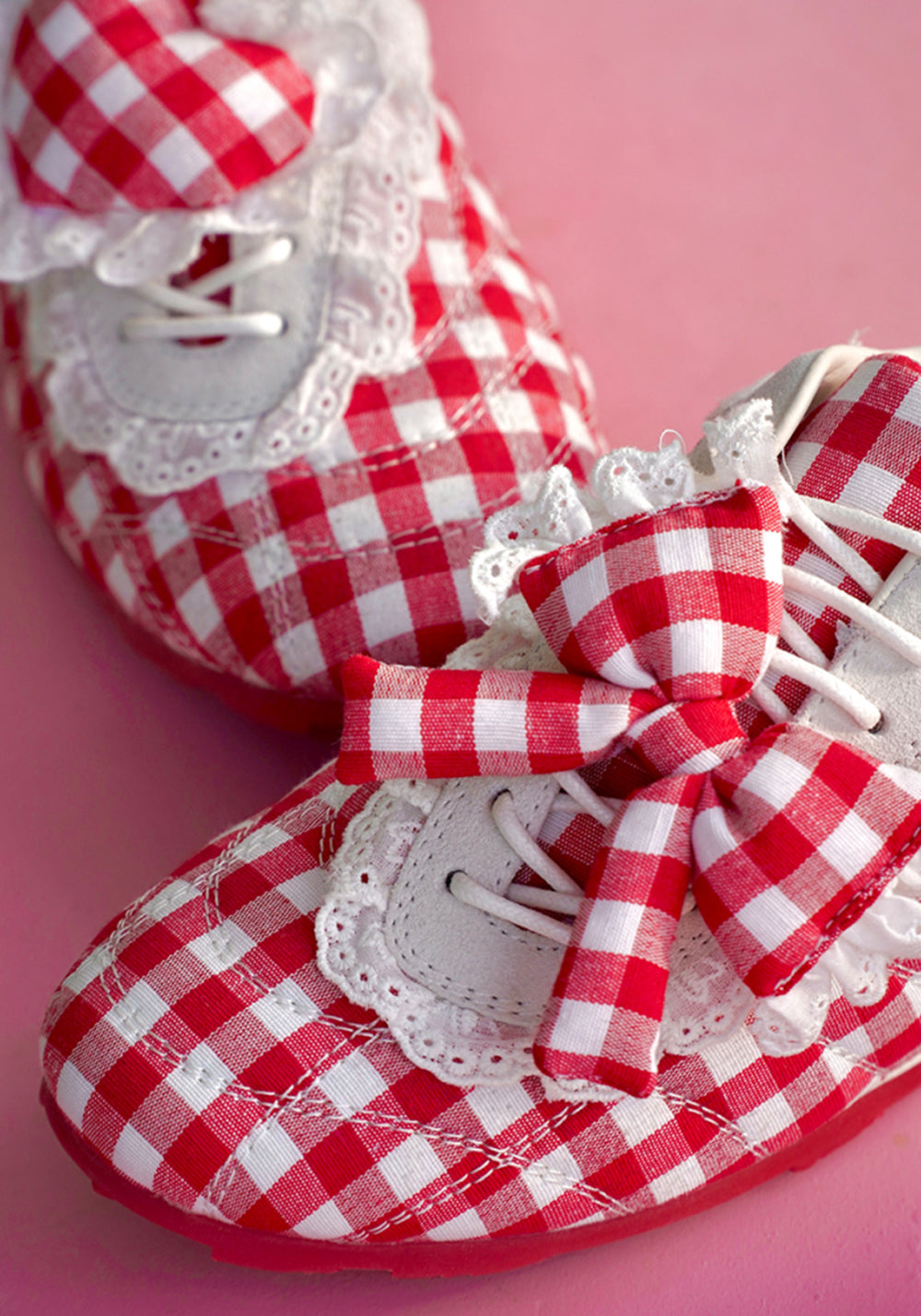 LeStream | Lucky Red Lace-Up Ballet Flats  - PSYLOS 1, LeStream | Lucky Red Lace-Up Ballet Flats , Retro Trainers, LeStream, PSYLOS 1