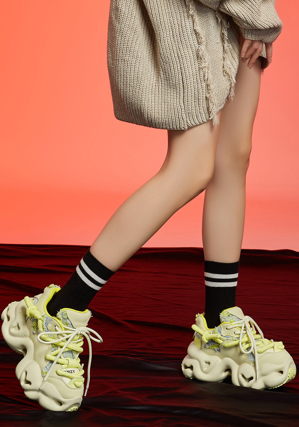 XMZY | 2025 Street Style Leather Dad Shoes-Beige - PSYLOS 1, XMZY | 2025 Street Style Leather Dad Shoes-Beige, Chunky Sneakers, XMZY•JAPAN, PSYLOS 1