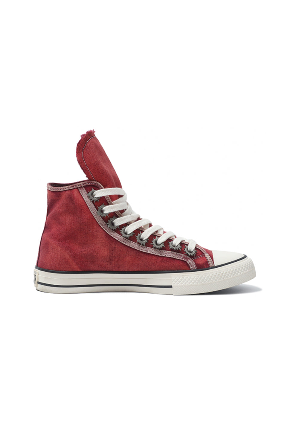 Roman Catcher | Distressed High Top Canvas Shoes-Red - PSYLOS 1, Roman Catcher | Distressed High Top Canvas Shoes-Red, Canvas Sneakers, Roman Catcher, PSYLOS 1