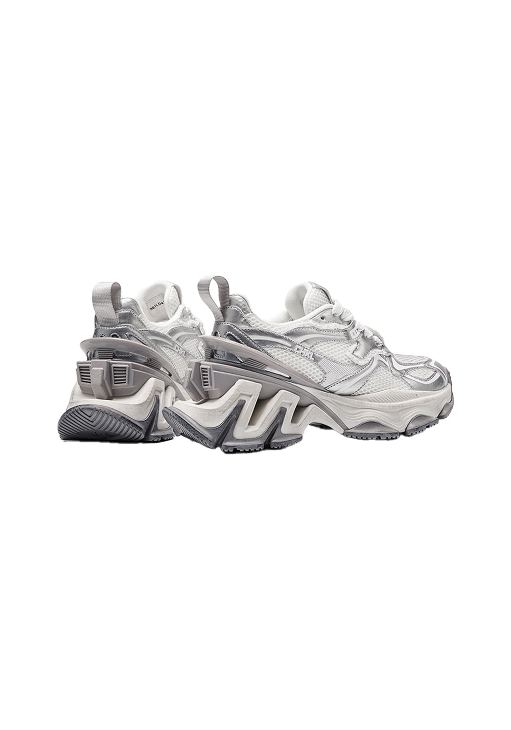 CHERYKALLY | Silver Metallic Dad Sneakers  - PSYLOS 1, CHERYKALLY | Silver Metallic Dad Sneakers , Chunky Sneakers, CHERYKALLY, PSYLOS 1