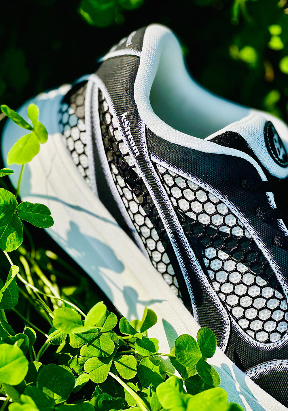 LeStream | Black & White Mesh Derby Shoes - PSYLOS 1, LeStream | Black & White Mesh Derby Shoes, Chunky Sneakers, LeStream, PSYLOS 1