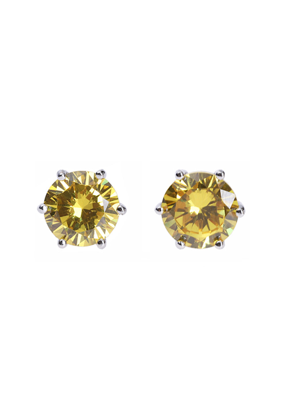 LUXTA丨Yellow Diamond Silver Studs - PSYLOS 1, LUXTA丨Yellow Diamond Silver Studs, Accessories, LUXTA, PSYLOS 1