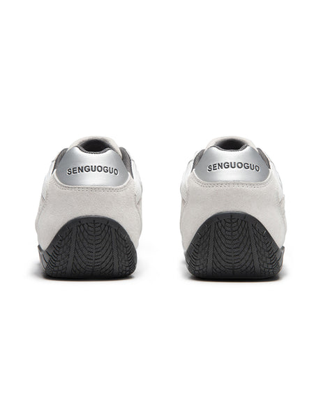 SENGUOGUO | "Apex" Retro Motor Sports Racing Trainer-Silver - PSYLOS 1, SENGUOGUO | "Apex" Retro Motor Sports Racing Trainer-Silver, Retro Trainers, SENGUOGUO, PSYLOS 1