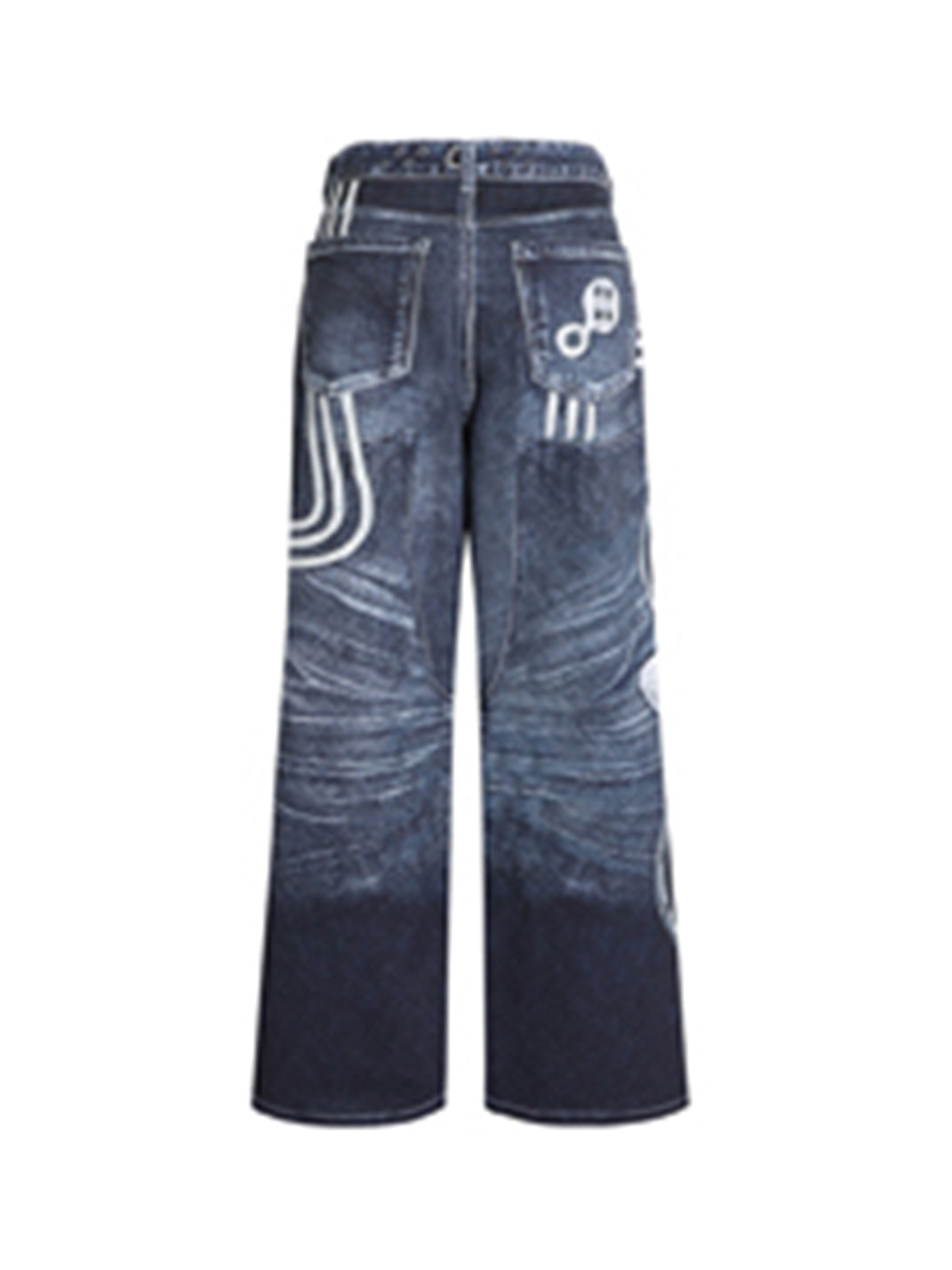 DND4DES | Printed Speaker Cut Flared Jeans - PSYLOS 1, DND4DES | Printed Speaker Cut Flared Jeans, Jeans, DND4DES•JAPAN, PSYLOS 1