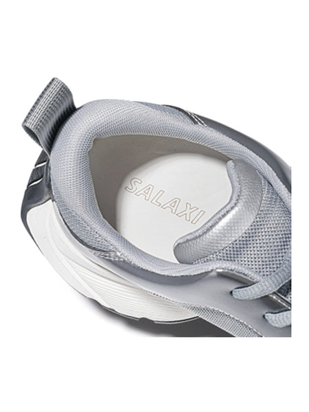 SALAXI | "Metallic Blade" Lightweight Dad Sneaker-Metallic Silver - PSYLOS 1, SALAXI | "Metallic Blade" Lightweight Dad Sneaker-Metallic Silver, Chunky Sneakers, SALAXI, PSYLOS 1