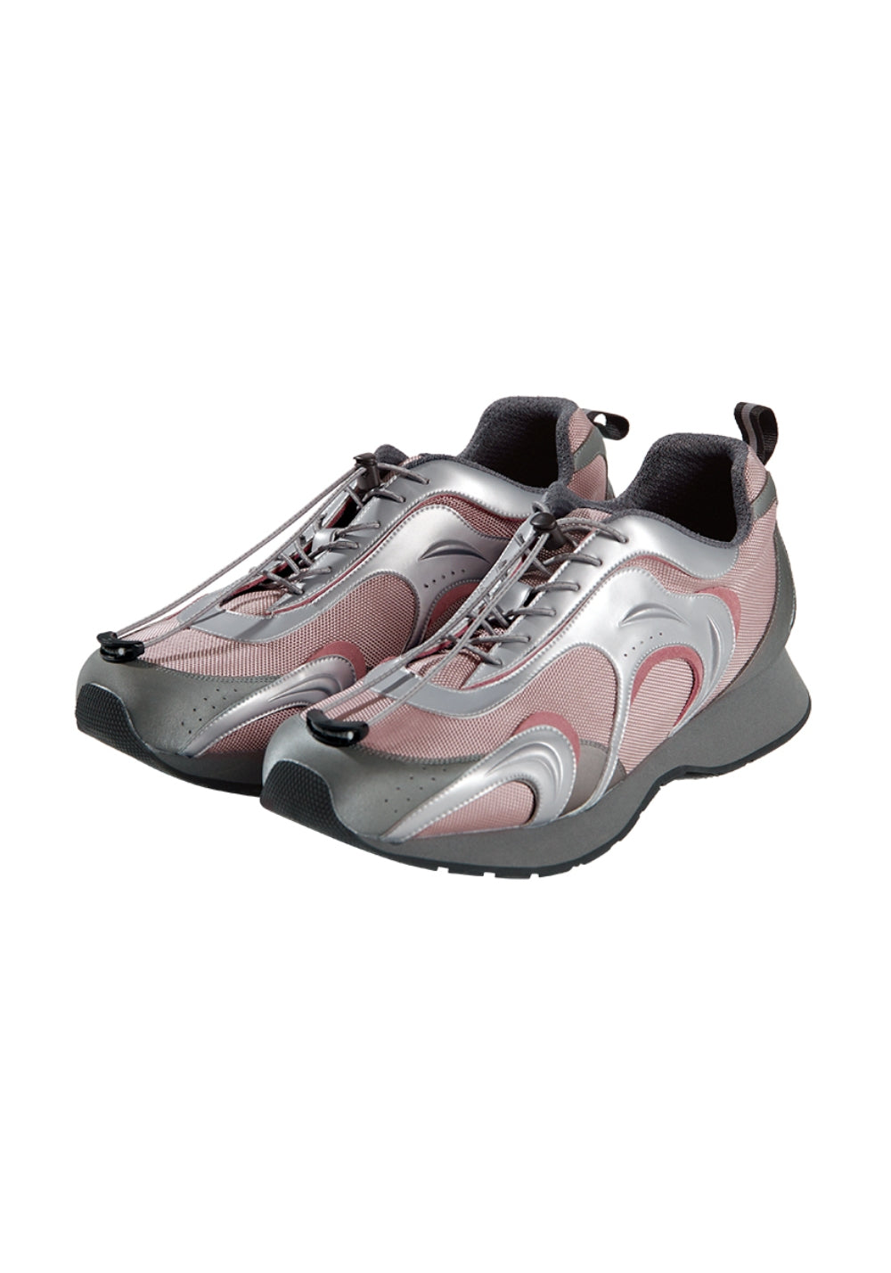 CONP丨Ripple Sneakers - Wave Elastic (Dusty Pink) - PSYLOS 1, CONP丨Ripple Sneakers - Wave Elastic (Dusty Pink), Casual Sneakers, CONP, PSYLOS 1