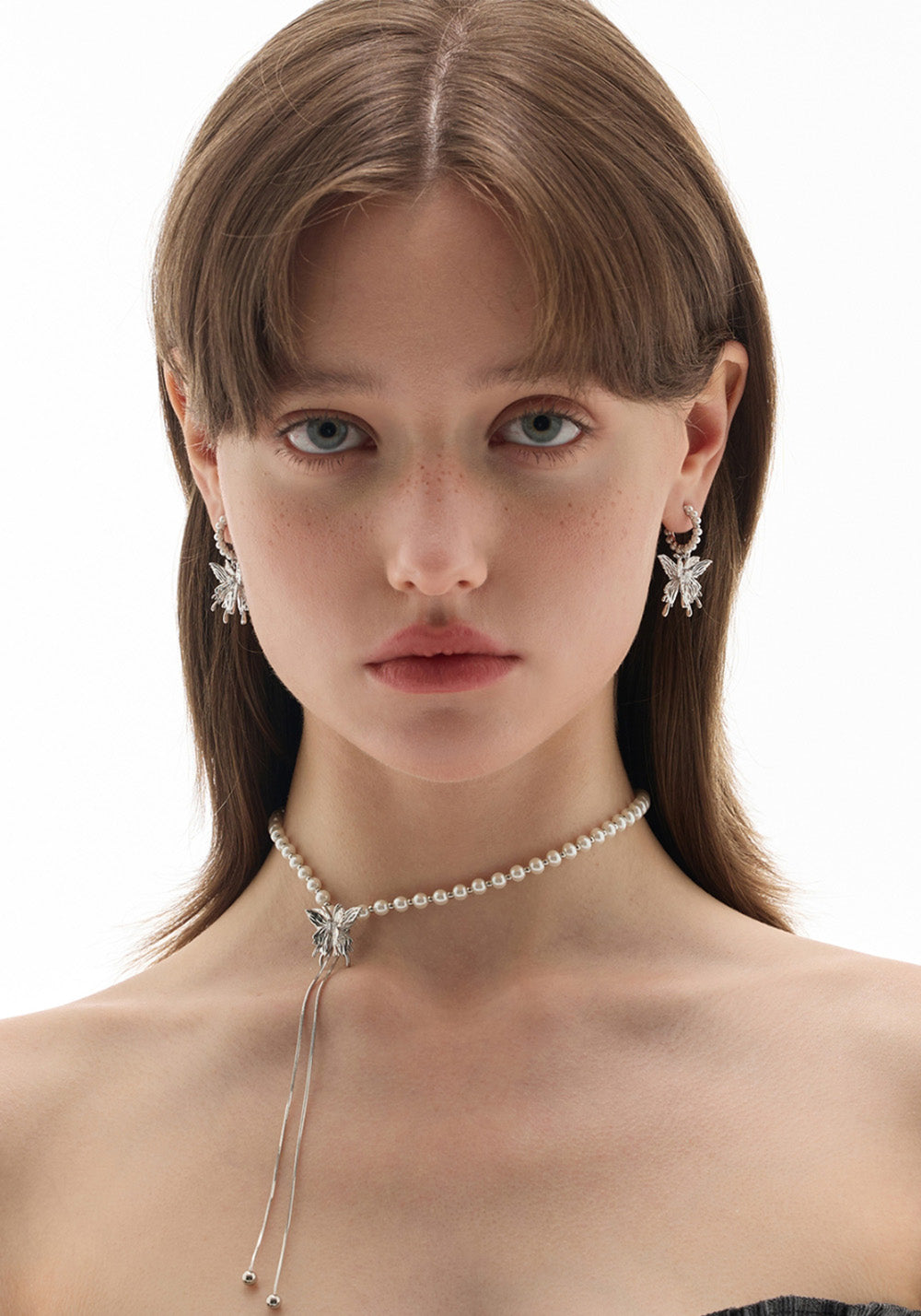 SUN HUNTER丨Adjustable Pearl Butterfly Necklace - PSYLOS 1, SUN HUNTER丨Adjustable Pearl Butterfly Necklace, Accessories, SUN HUNTER, PSYLOS 1