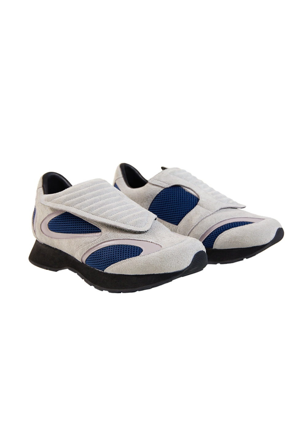 CONP丨 Swing Runner - Asymmetric Strap (Suede Blue-Grey) - PSYLOS 1, CONP丨 Swing Runner - Asymmetric Strap (Suede Blue-Grey), Casual Sneakers, CONP, PSYLOS 1