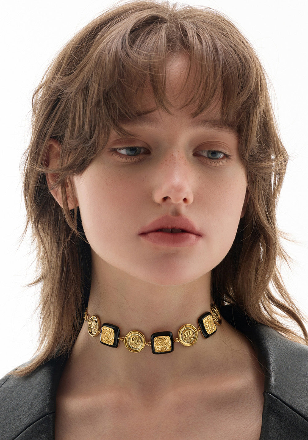 SUN HUNTER丨Coin Choker Necklace - PSYLOS 1, SUN HUNTER丨Coin Choker Necklace, Accessories, SUN HUNTER, PSYLOS 1