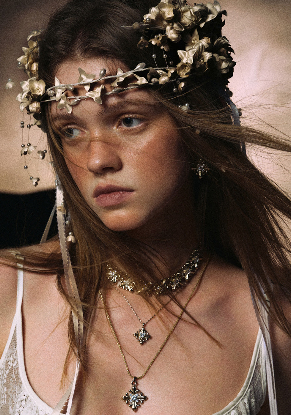 SUN HUNTER丨Long Iris Flower Necklace - PSYLOS 1, SUN HUNTER丨Long Iris Flower Necklace, Accessories, SUN HUNTER, PSYLOS 1