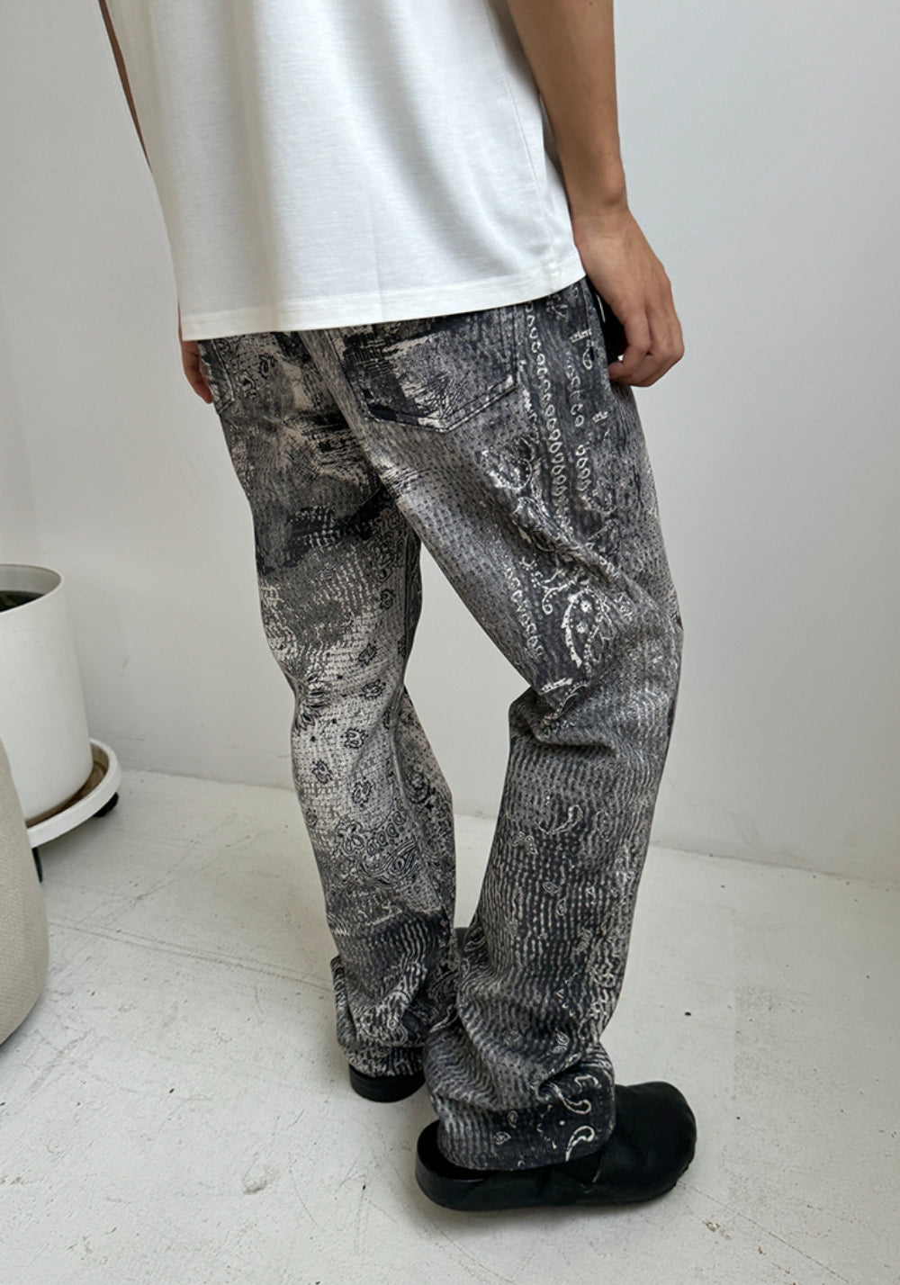 HAONANHUANG丨501 Boro Digital Patch Jeans - PSYLOS 1, HAONANHUANG丨501 Boro Digital Patch Jeans, Jeans, HAONANHUANG, PSYLOS 1