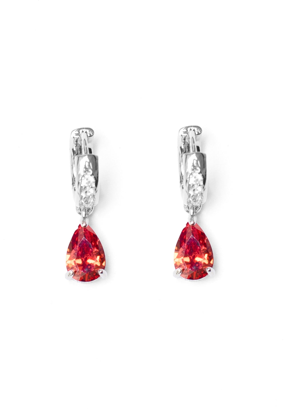 Losing Bargain丨Blood Red Teardrop Zircon Earrings - PSYLOS 1, Losing Bargain丨Blood Red Teardrop Zircon Earrings, Accessories, Losing Bargain, PSYLOS 1