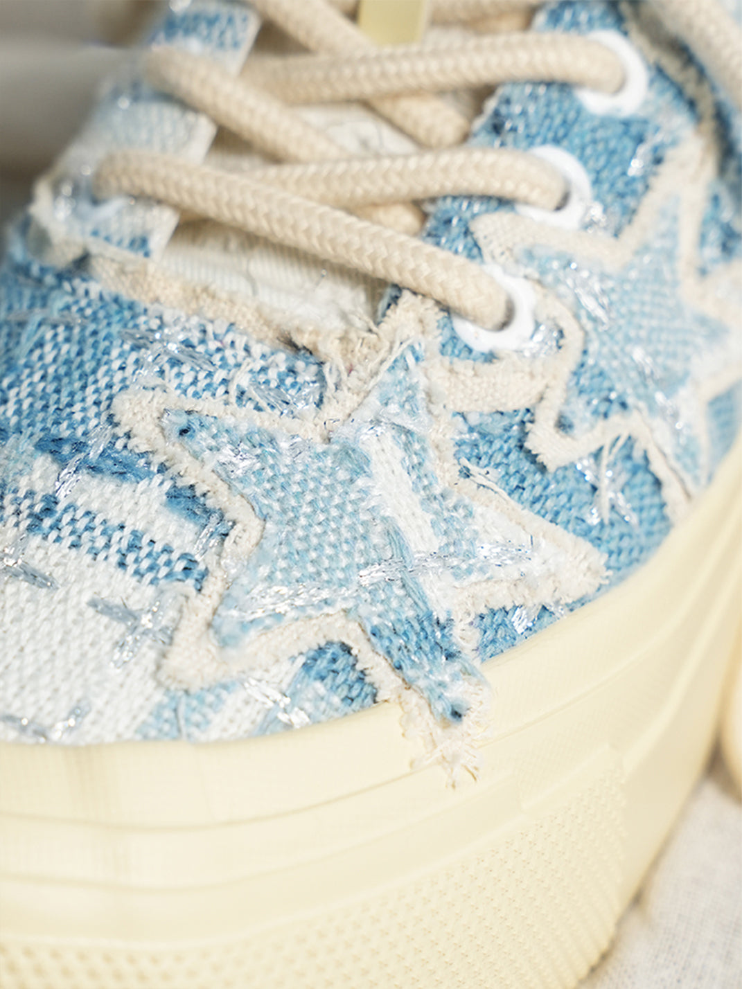 KAALIXTO | Star Pattern Low Top Canvas Sneakers-Blue - PSYLOS 1, KAALIXTO | Star Pattern Low Top Canvas Sneakers-Blue, Chunky Sneakers, KAALIXTO•JAPAN, PSYLOS 1