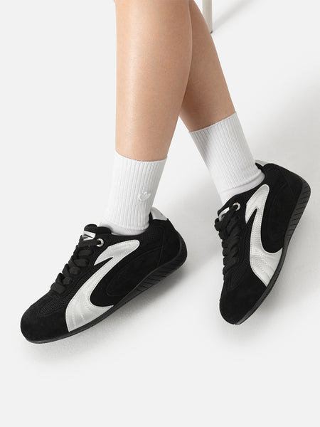 SENGUOGUO | "Apex" Retro Motor Sports Racing Trainer-Black - PSYLOS 1, SENGUOGUO | "Apex" Retro Motor Sports Racing Trainer-Black, Retro Trainers, SENGUOGUO, PSYLOS 1