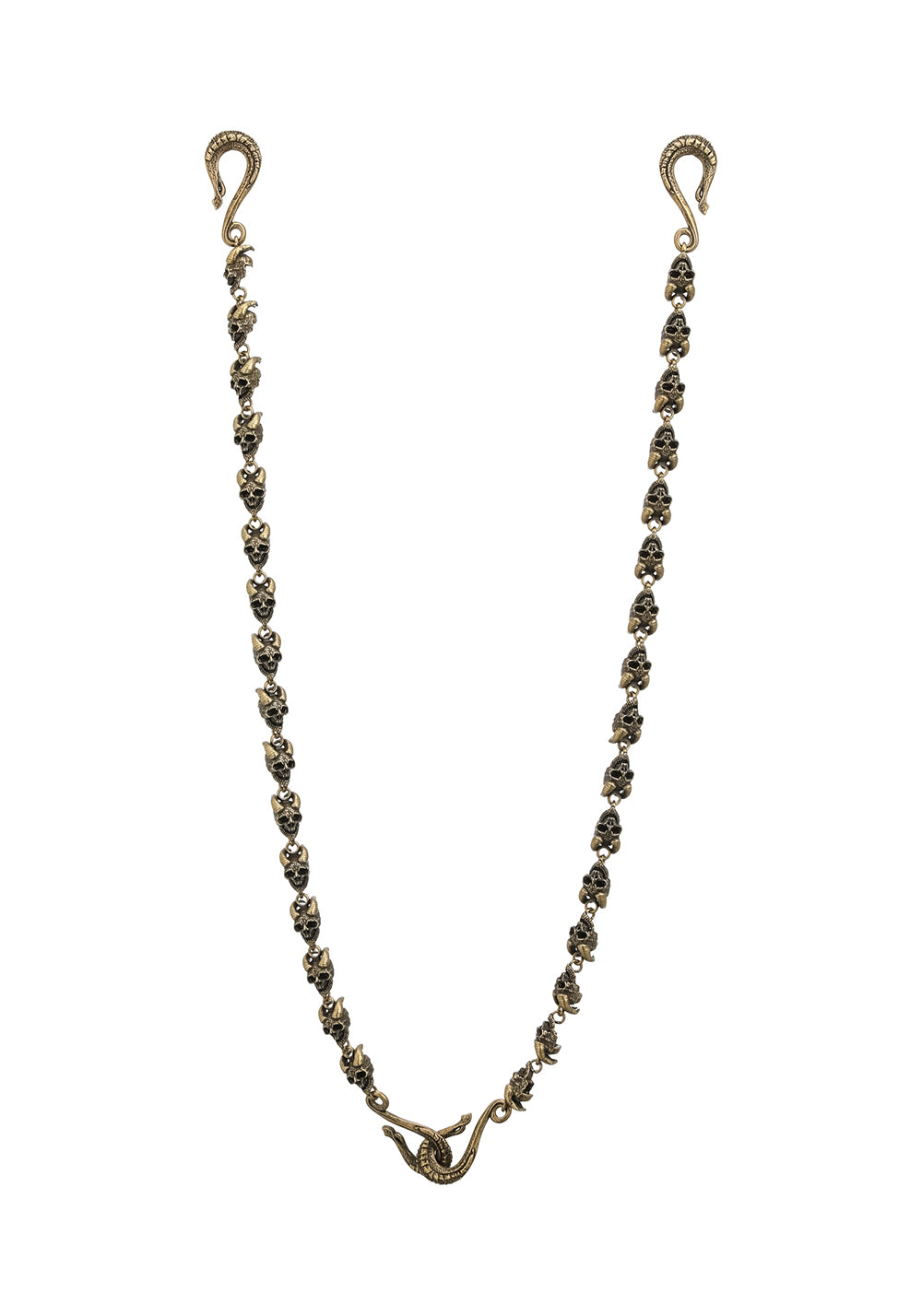 REGEN ZONE丨Distressed Goat Skull Chain - Punk Pants Accessory - PSYLOS 1, REGEN ZONE丨Distressed Goat Skull Chain - Punk Pants Accessory, Accessories, REGEN ZONE•JAPAN, PSYLOS 1