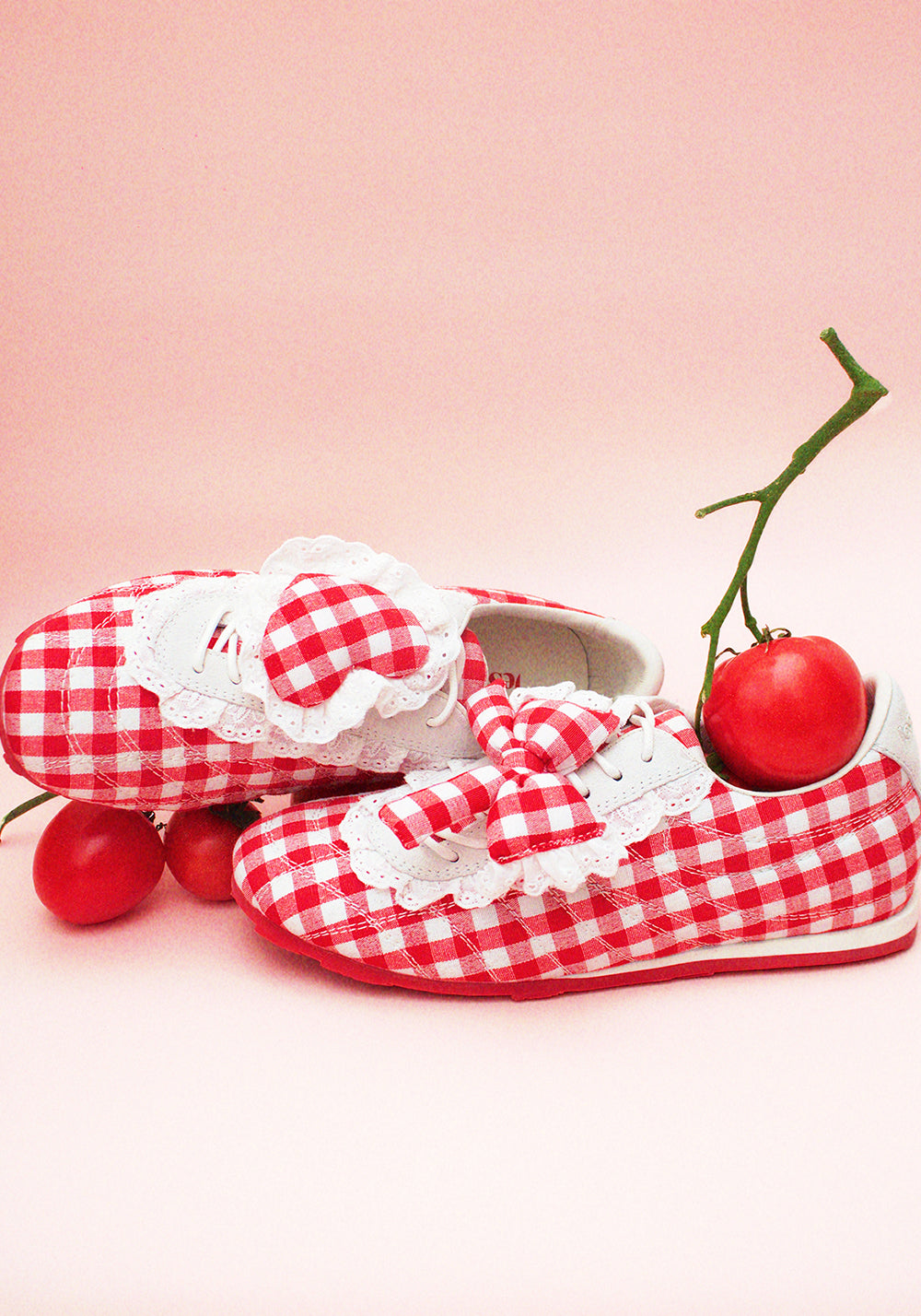 LeStream | Lucky Red Lace-Up Ballet Flats  - PSYLOS 1, LeStream | Lucky Red Lace-Up Ballet Flats , Retro Trainers, LeStream, PSYLOS 1