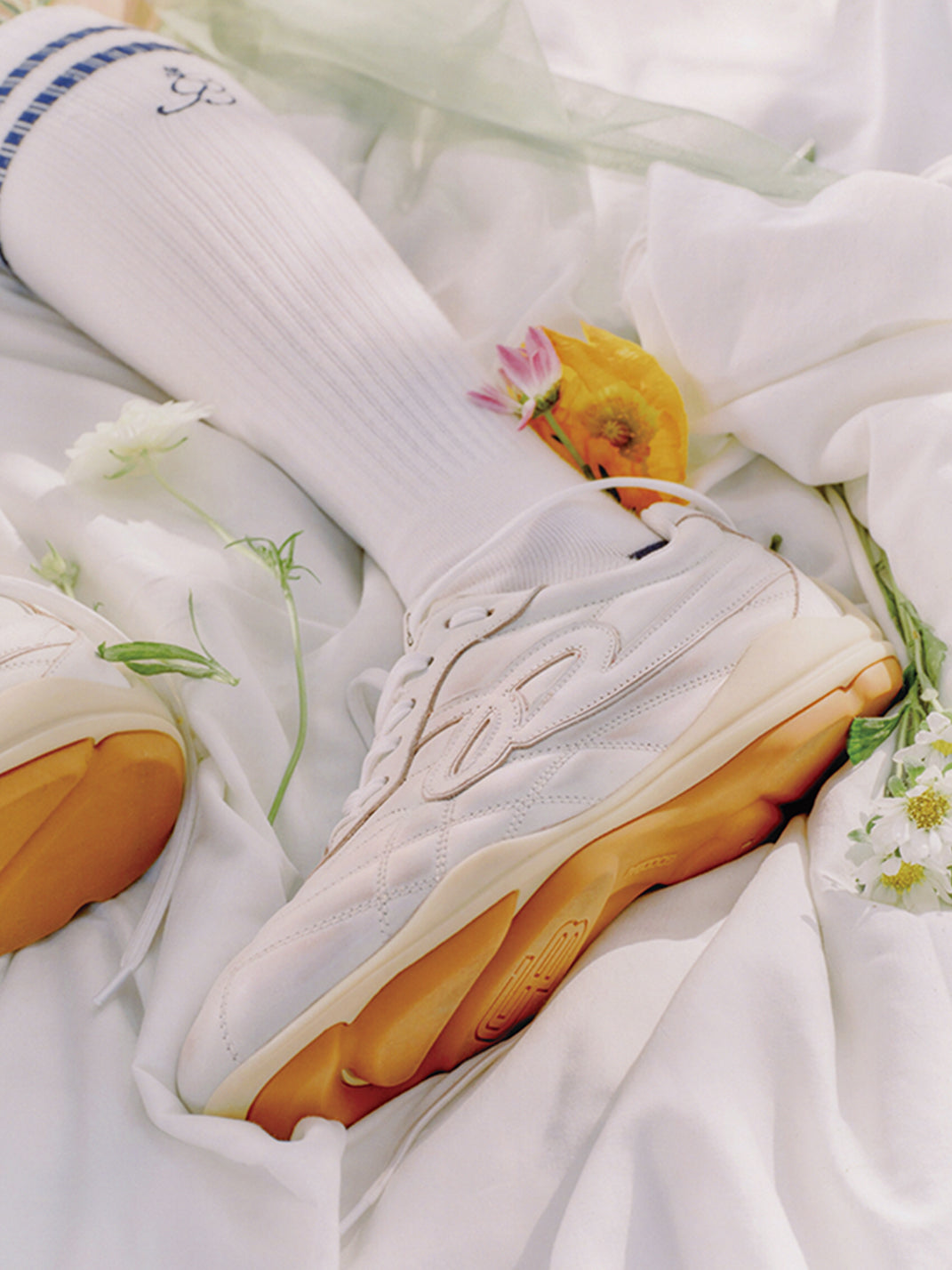 GOODBAI | Retro Leather Soccer Football Flat Trainer-White - PSYLOS 1, GOODBAI | Retro Leather Soccer Football Flat Trainer-White, Retro Trainers, GOODBAI, PSYLOS 1