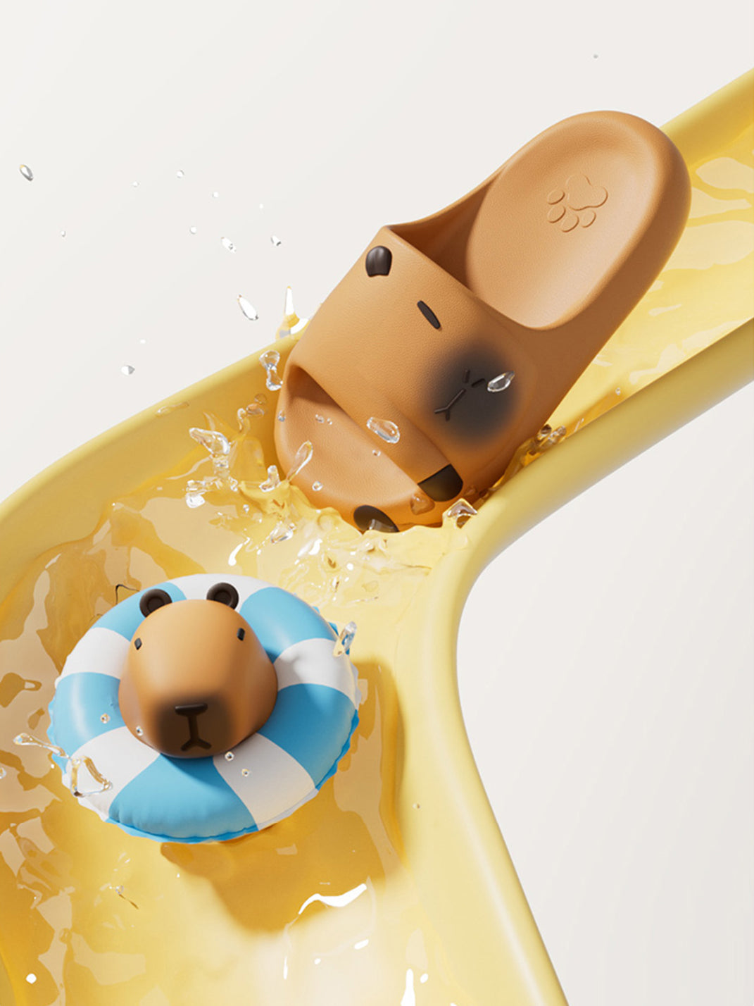 Chedoir | Capybara Closed Toe Anti-Slip Slides - PSYLOS 1, Chedoir | Capybara Closed Toe Anti-Slip Slides, Slippers, Chedoir, PSYLOS 1