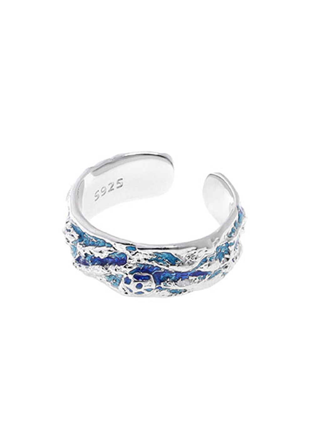 LUXTA丨Blue Ice Silver Adjustable Ring - PSYLOS 1, LUXTA丨Blue Ice Silver Adjustable Ring, Accessories, LUXTA, PSYLOS 1