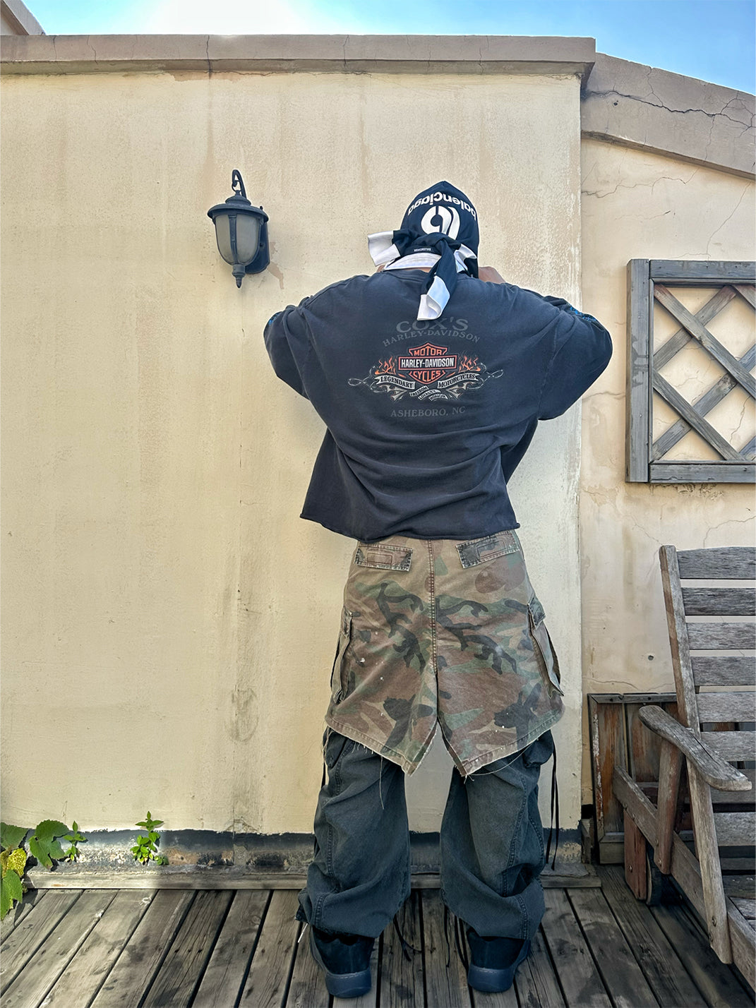 WoosterArchive | Two-Tone Cargo Camo Loose Fit Jeans - PSYLOS 1, WoosterArchive | Two-Tone Cargo Camo Loose Fit Jeans, Men's Wear, WoosterArchive, PSYLOS 1