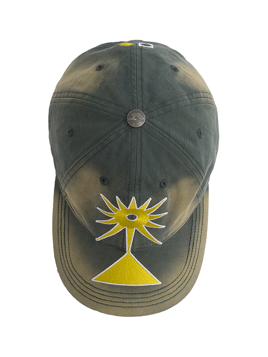 FLEAMARKET | Totem Heavy Washed Curve Brim Cap-Denim Blue - PSYLOS 1, FLEAMARKET | Totem Heavy Washed Curve Brim Cap-Denim Blue, Hats, FLEAMARKET, PSYLOS 1