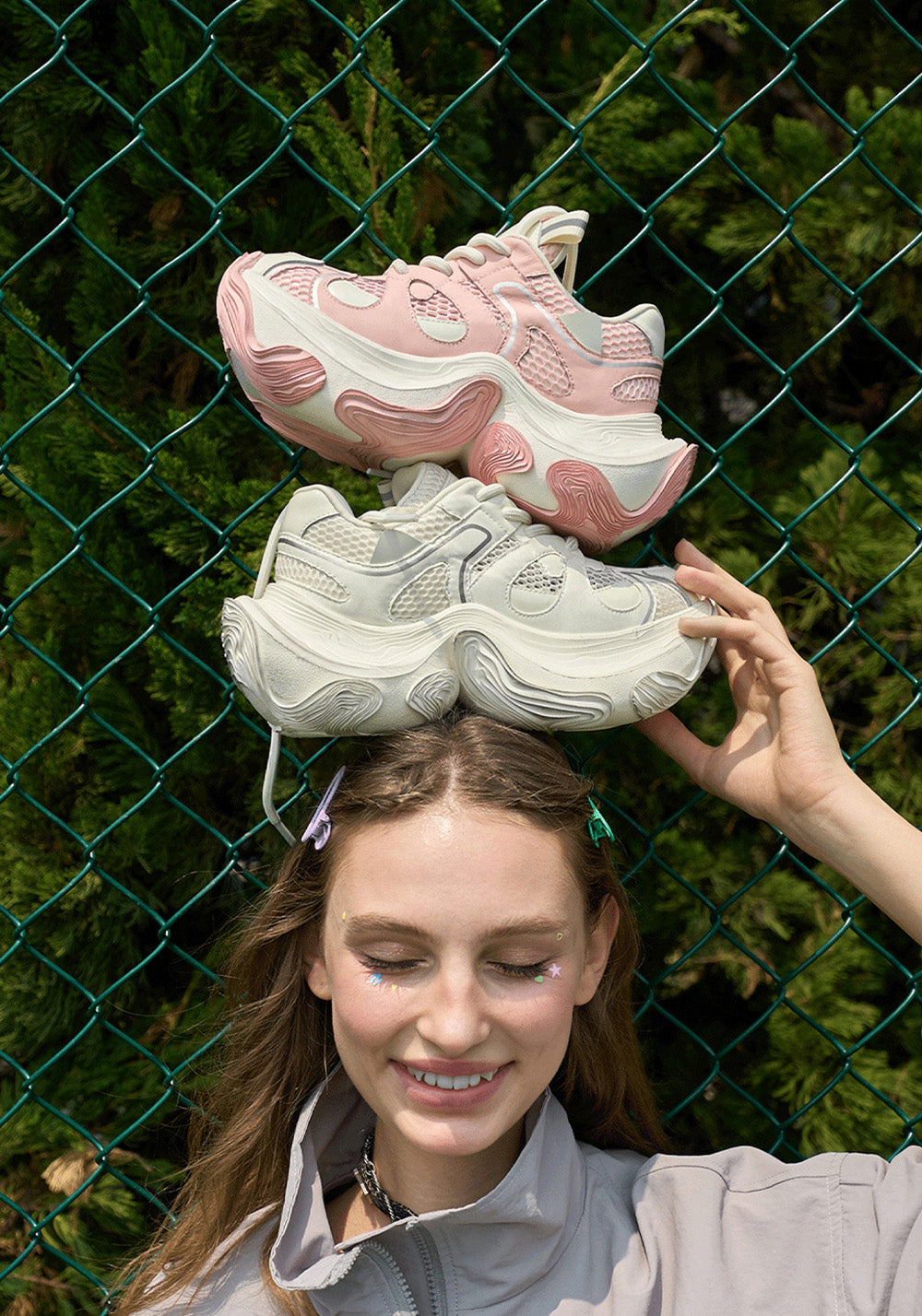 XMZY | Breathable Chunky Sneakers-White - PSYLOS 1, XMZY | Breathable Chunky Sneakers-White, Chunky Sneakers, XMZY•JAPAN, PSYLOS 1