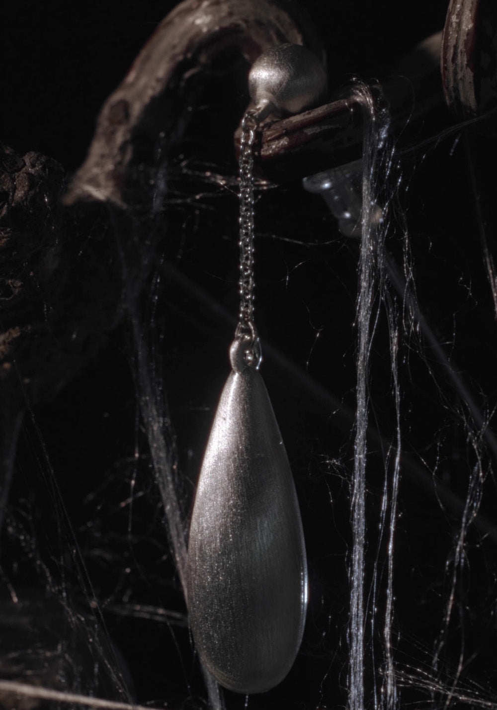 SUN HUNTER丨Brushed Teardrop Slider Necklace - PSYLOS 1, SUN HUNTER丨Brushed Teardrop Slider Necklace, Accessories, SUN HUNTER, PSYLOS 1