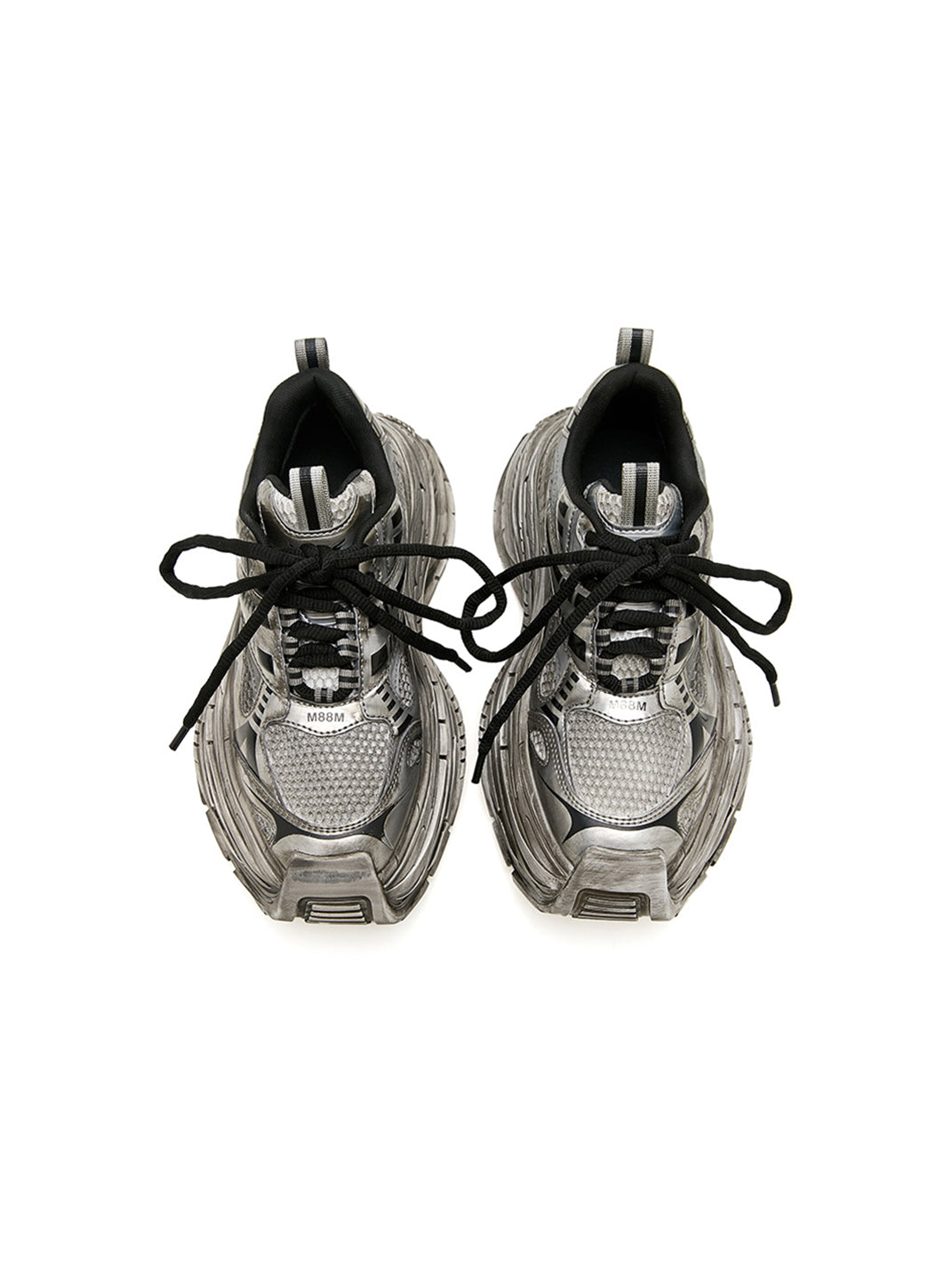 M88M丨Retro Distressed Chunky Sneakers for Couples-Sliver - PSYLOS 1, M88M丨Retro Distressed Chunky Sneakers for Couples-Sliver, Shoes, M88M, PSYLOS 1