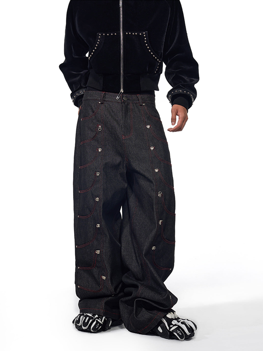 Fourth3ex | Multi-Pocket Denim Pants - PSYLOS 1, Fourth3ex | Multi-Pocket Denim Pants, Jeans, Fourth3ex, PSYLOS 1