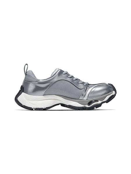 SALAXI | "Metallic Blade" Lightweight Dad Sneaker-Metallic Silver - PSYLOS 1, SALAXI | "Metallic Blade" Lightweight Dad Sneaker-Metallic Silver, Chunky Sneakers, SALAXI, PSYLOS 1