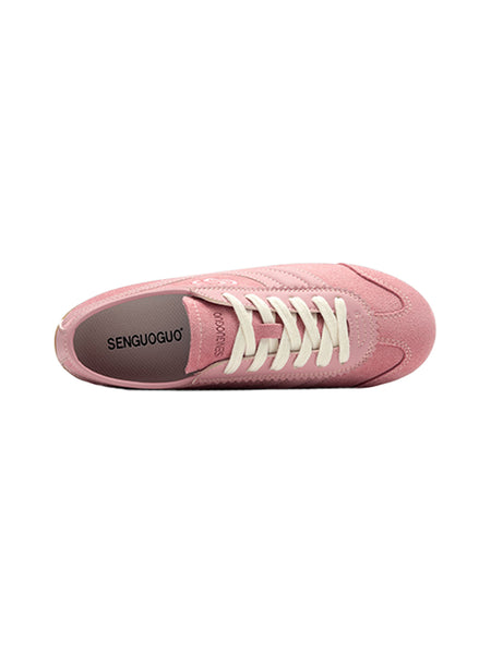 SENGUOGUO | "Street Racer" Retro Minimalist Trainer-Pink - PSYLOS 1, SENGUOGUO | "Street Racer" Retro Minimalist Trainer-Pink, Women's Shoes, SENGUOGUO, PSYLOS 1