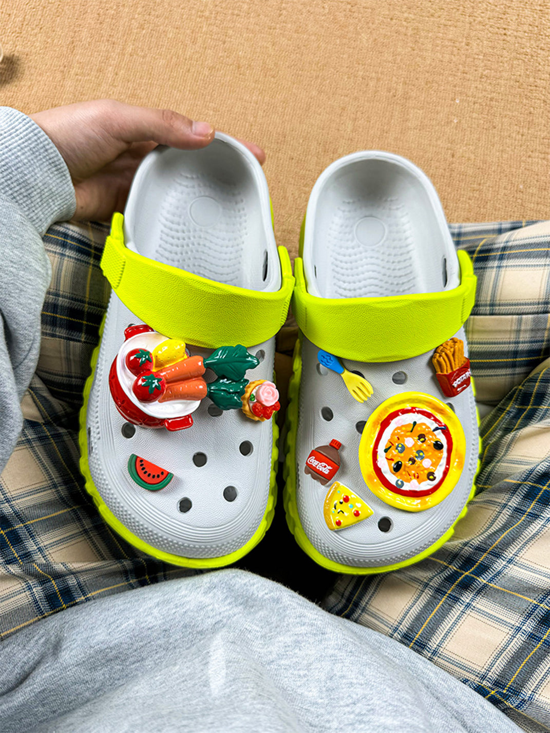 UNFAIR | Pizza Style EVA Clogs Funny Chunky Sandals - PSYLOS 1, UNFAIR | Pizza Style EVA Clogs Funny Chunky Sandals, Sandals, UNFAIR, PSYLOS 1