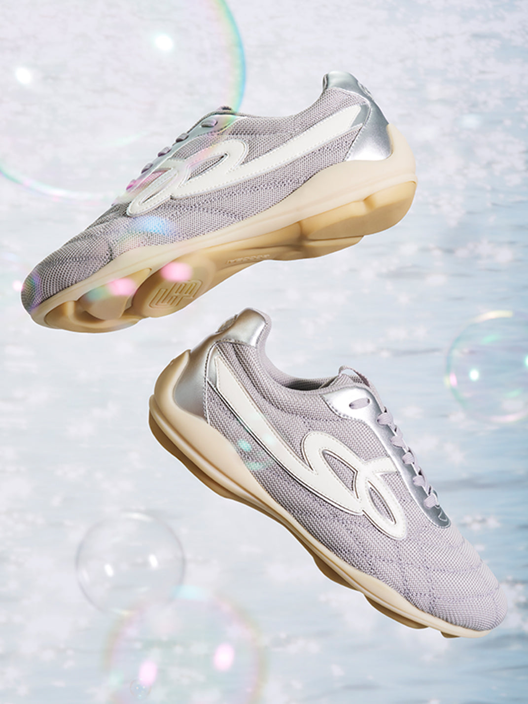 GOODBAI |  Retro Mesh Soccer Football Flat Trainer-Gray - PSYLOS 1, GOODBAI |  Retro Mesh Soccer Football Flat Trainer-Gray, Retro Trainers, GOODBAI, PSYLOS 1