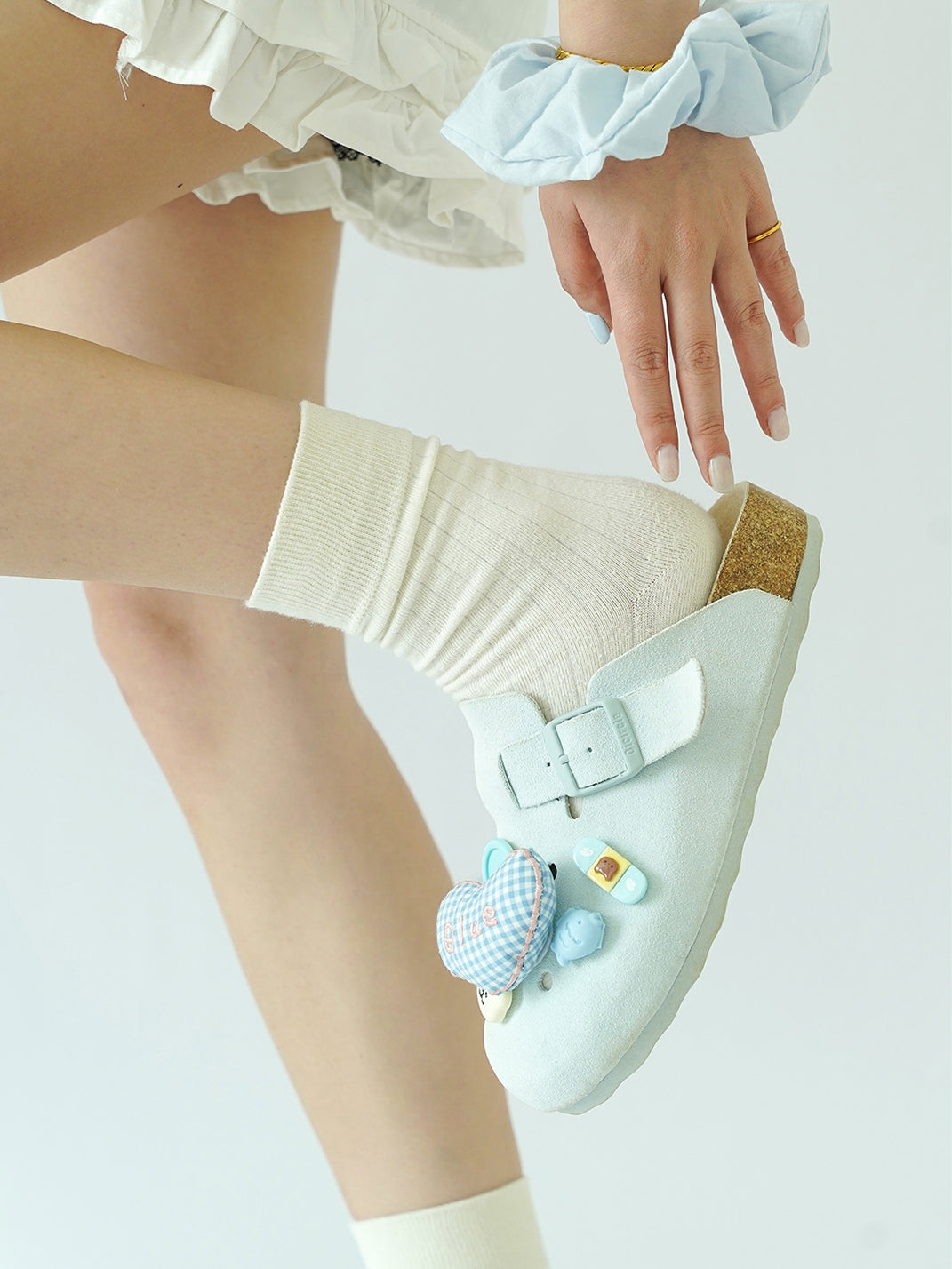 OICIRCLE | Cute Birken Clogs Japanese Style Mules-Blue - PSYLOS 1, OICIRCLE | Cute Birken Clogs Japanese Style Mules-Blue, Slippers, OICIRCLE, PSYLOS 1