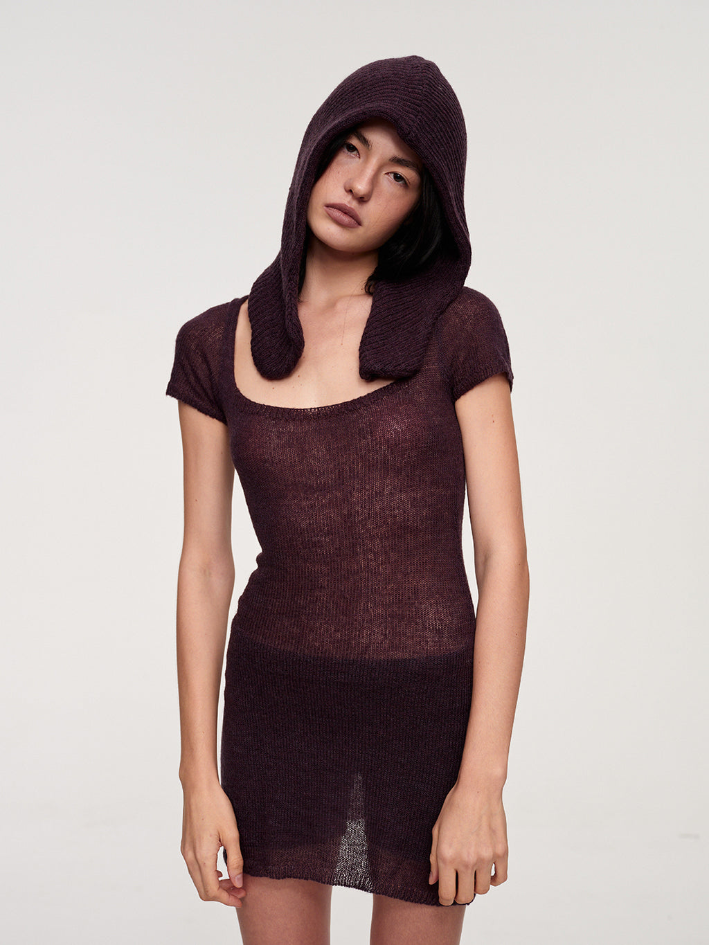 CSFC | Sheer Knit Square Neck Dress CSFC | Sheer Knit Square Neck Dress
