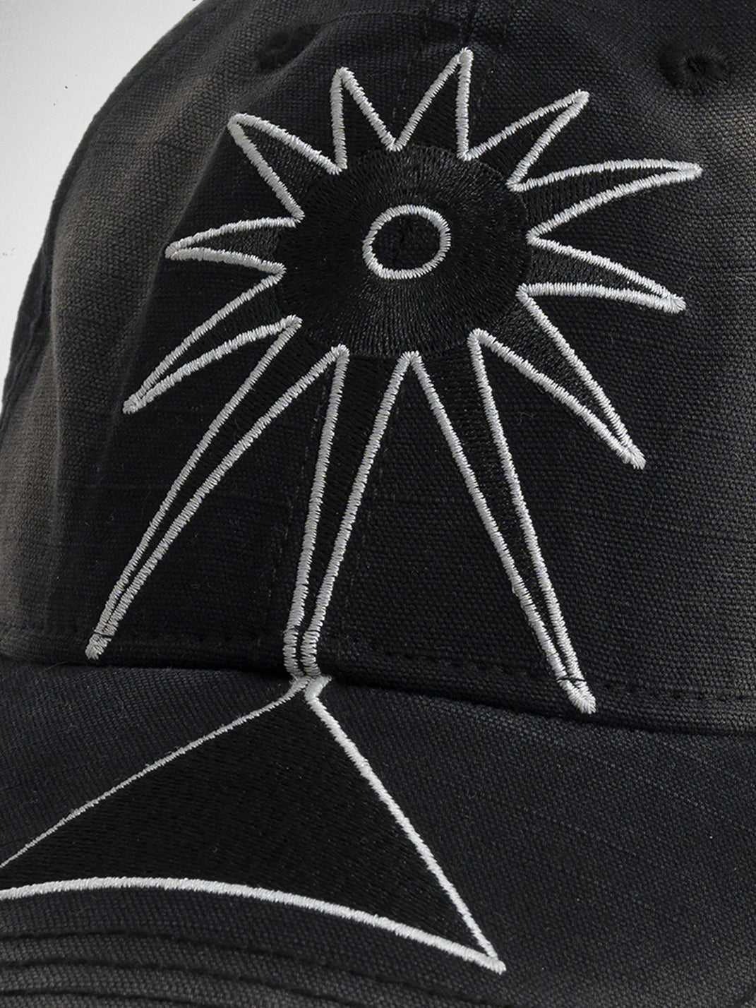 FLEAMARKET | Totem Heavy Washed Curve Brim Cap-Black - PSYLOS 1, FLEAMARKET | Totem Heavy Washed Curve Brim Cap-Black, Hats, FLEAMARKET, PSYLOS 1